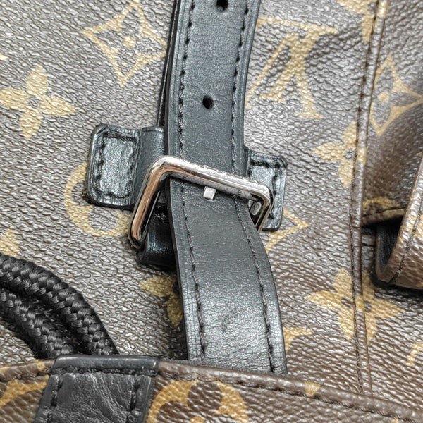 CHRISTOPHER MM Monogram Coated Canvas Brown