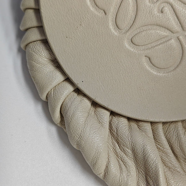 Nest Backet Calfskin White