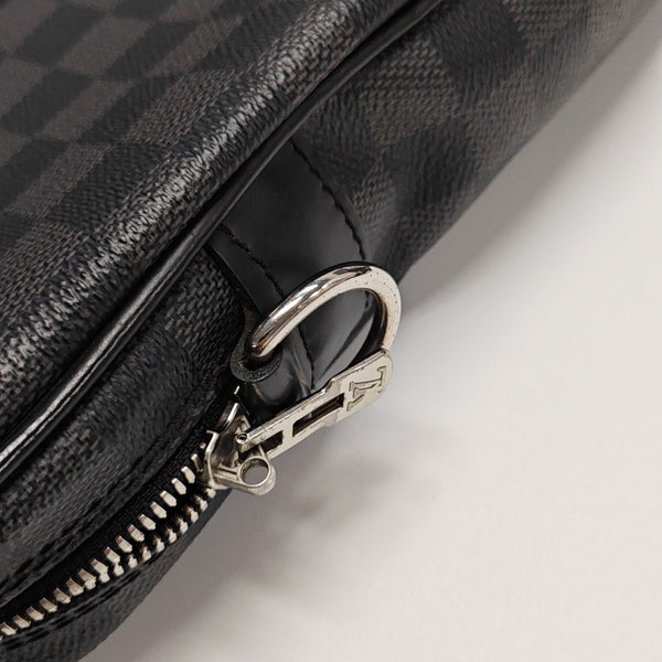 PORTE-DOCUMENTS PM Damier Graphite Coated Canvas Black