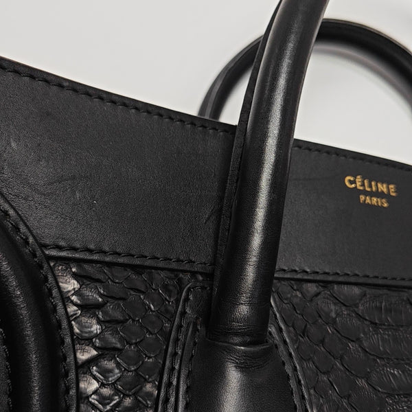 LUGGAGE Mini Python Black