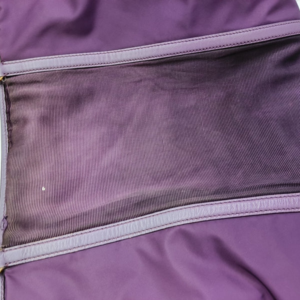 Nylon Tote Bag Purple
