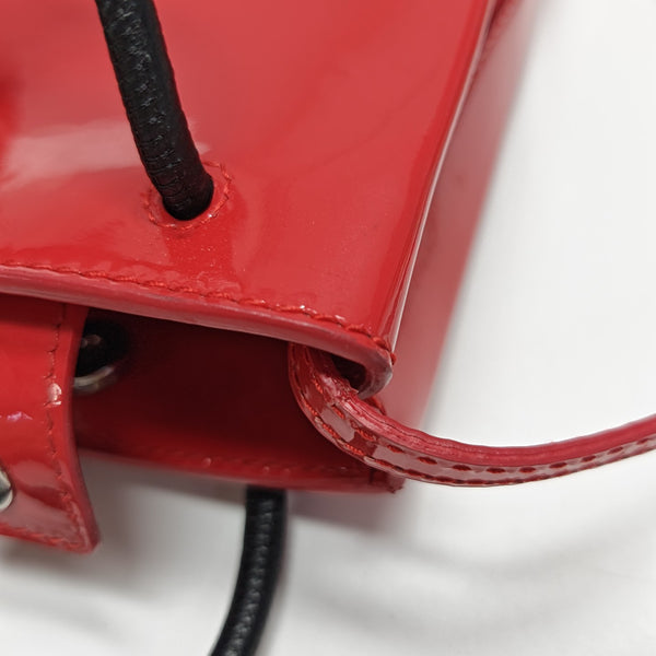 Shopping Bag Calfskin Red