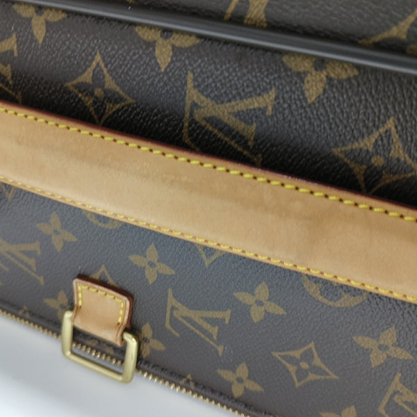 PEGASE 65 Monogram Coated Canvas Brown