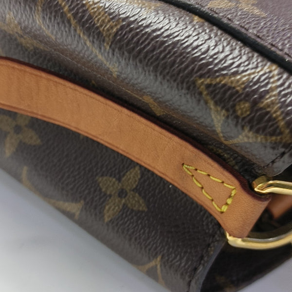 MONTAIGNE Monogram Coated Canvas Brown