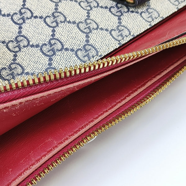 GG Blooms Monogram Coated Canvas Beige