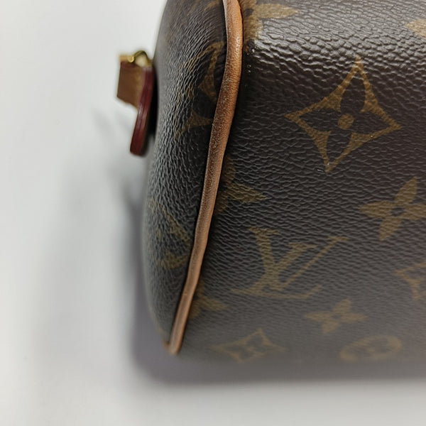 SPEEDY 20 Monogram Coated Canvas Brown