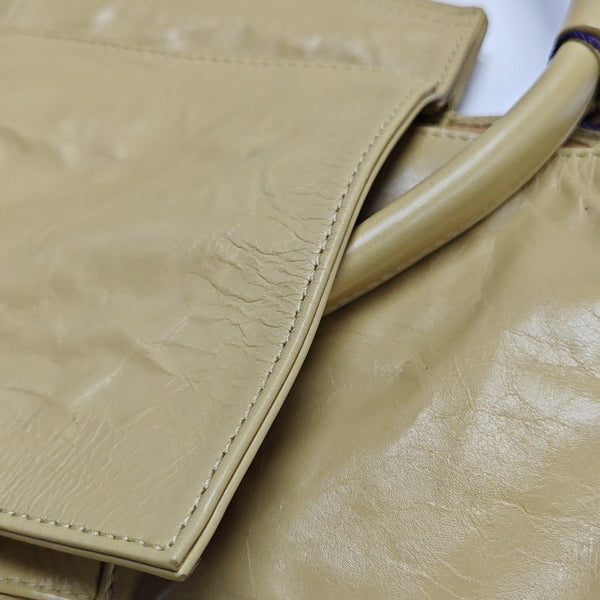Arco Large Calfskin Beige