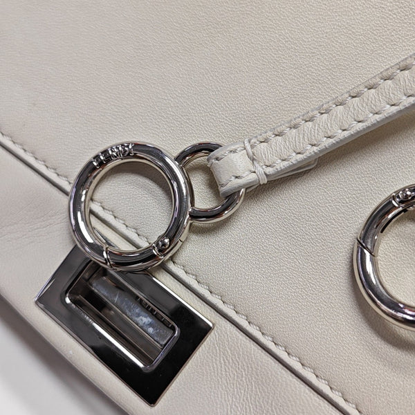 Peekaboo Mini Calfskin White