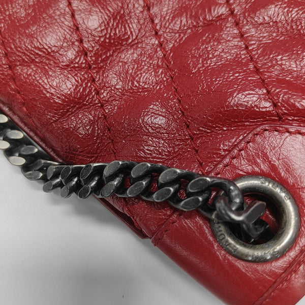 Authenticated pre-owned NIKI Medium Quilted Calfskin Red - Shoulder Bag at Looply