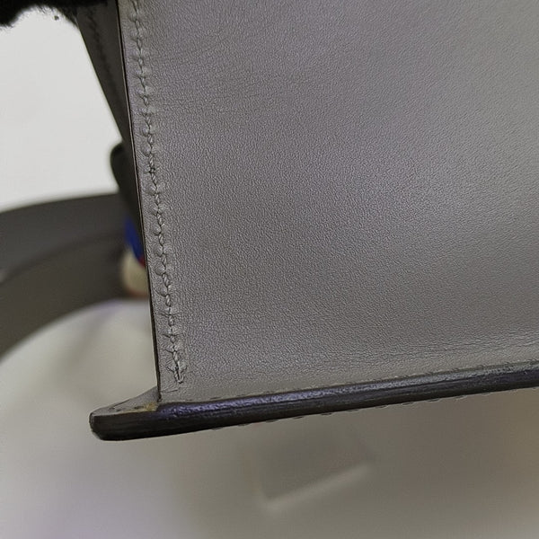 Sylvie Small Calfskin Gray