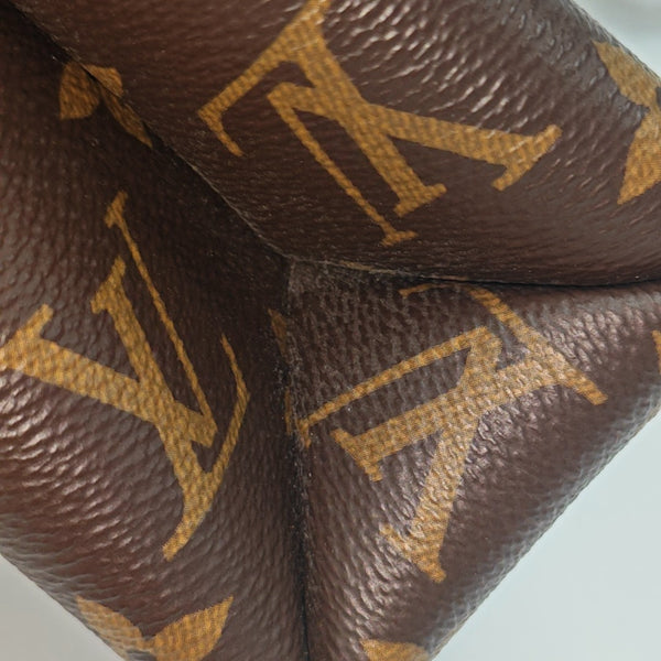 LOCKY BB Monogram Coated Canvas Brown