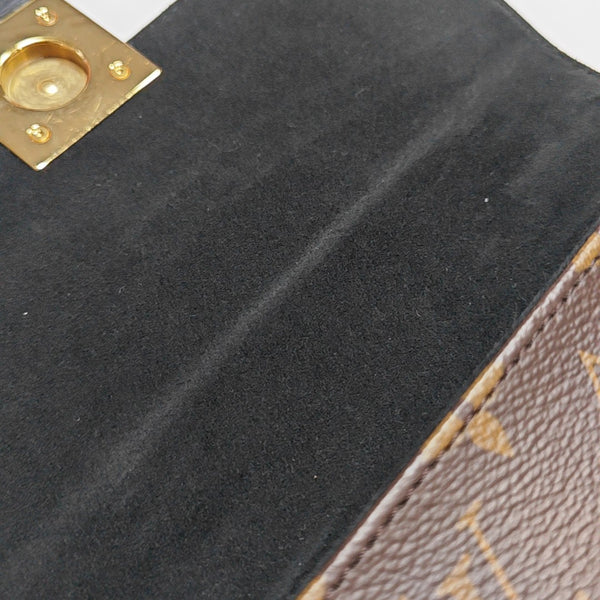 LOCKY BB Monogram Coated Canvas Brown