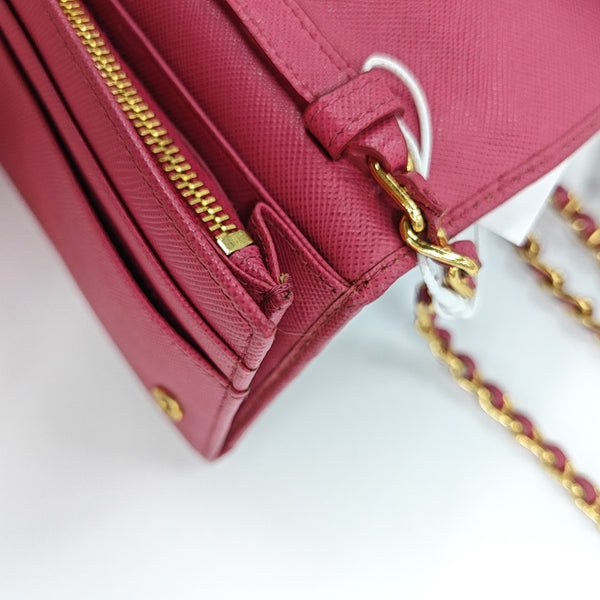 Calfskin Shoulder Bag Red