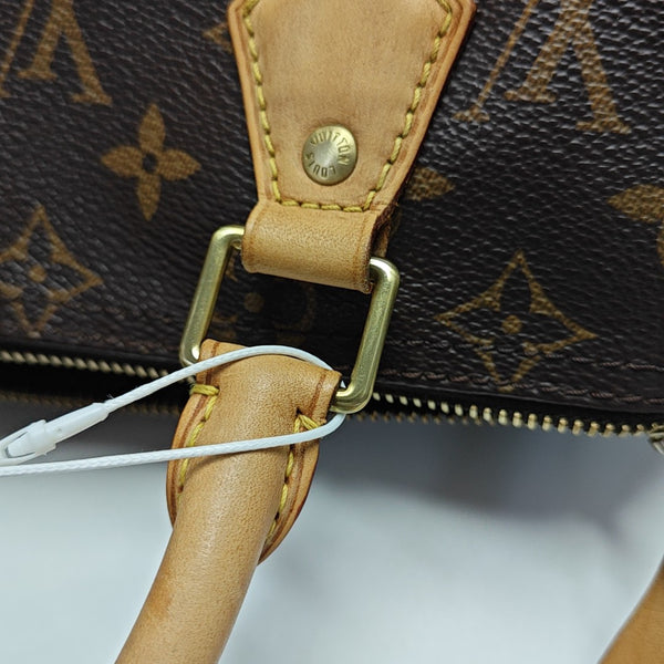 SPEEDY 25 Monogram Coated Canvas Brown