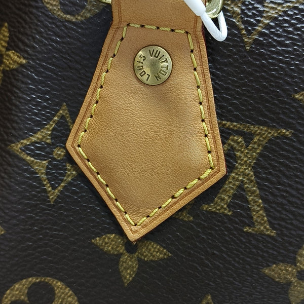 SPEEDY 30 Monogram Coated Canvas Brown