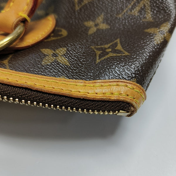 LOCKIT PM Monogram Coated Canvas Brown