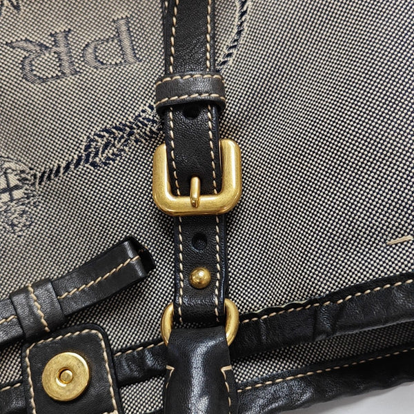 Fabric Shoulder Bag Gray