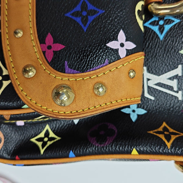 LV × TM RITA Monogram Coated Canvas Black