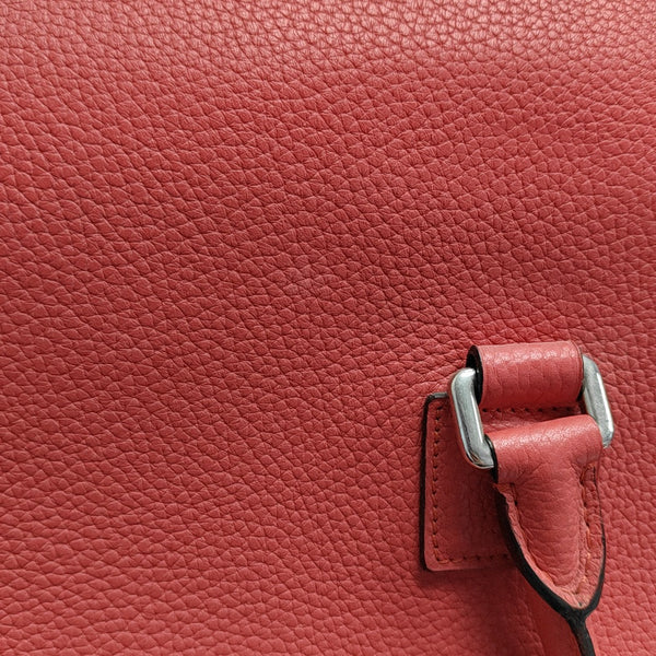Calfskin Shoulder Bag Red