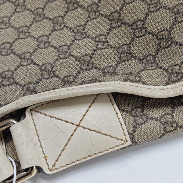 GG Supreme Monogram Coated Canvas Beige