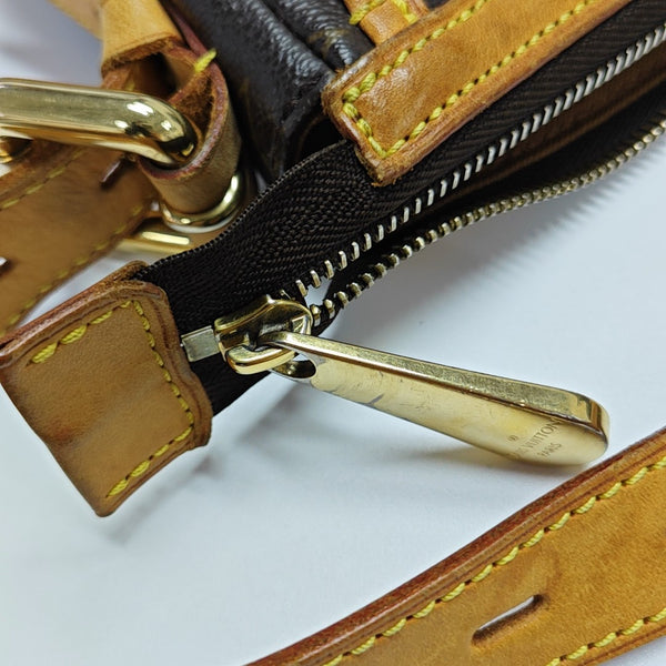 TULUM GM Monogram Coated Canvas Brown