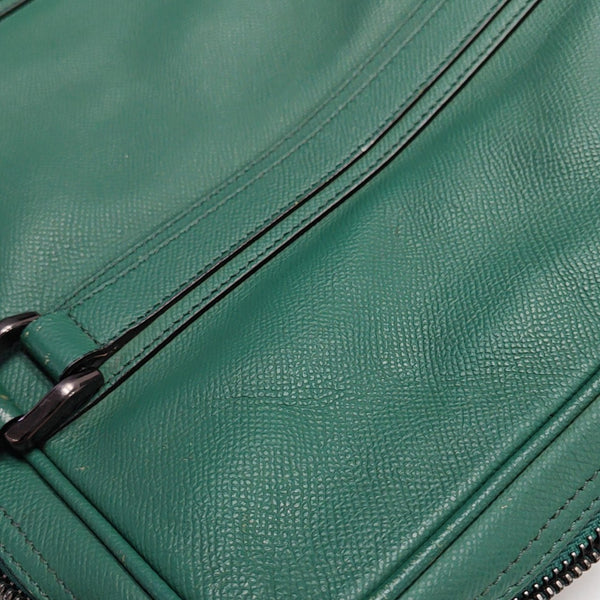 Calfskin Top Handle Bag Green