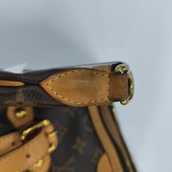PALERMO GM Monogram Coated Canvas Brown