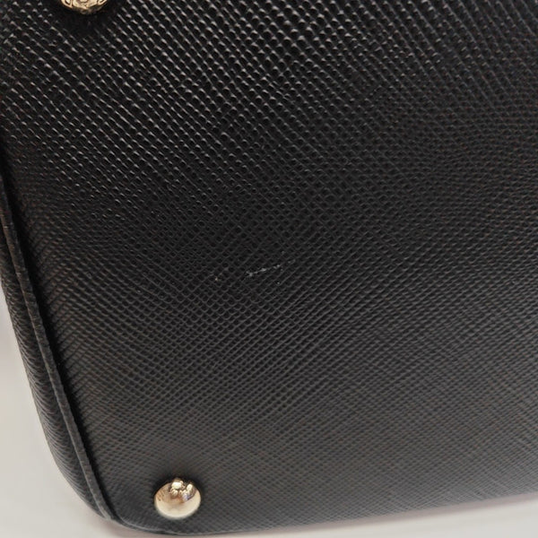Twin Saffiano Calfskin Black
