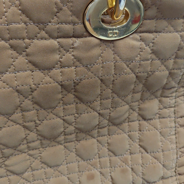Lady Dior Medium Cannage Fabric Brown
