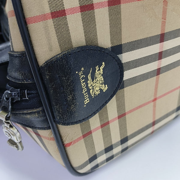 Canvas Top Handle Bag Beige