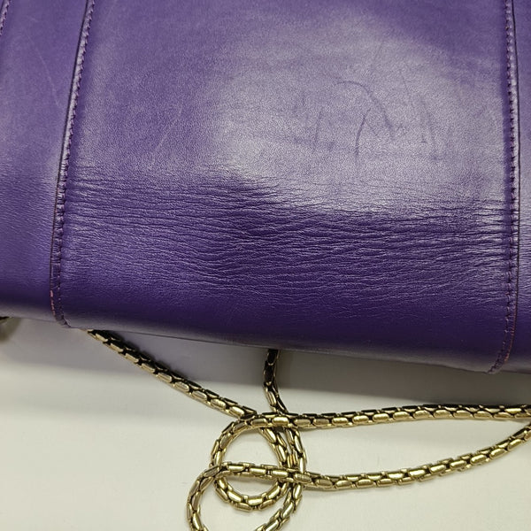 SERPENTI FOREVER Medium Calfskin Purple