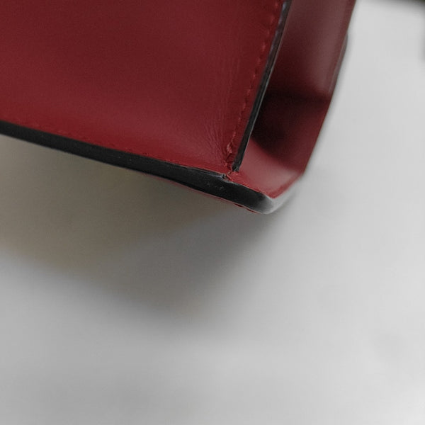 Sylvie Mini Calfskin Red