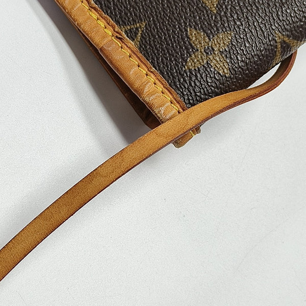 NEVERFULL GM Monogram Coated Canvas Brown