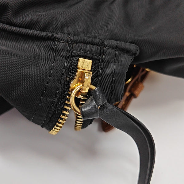 The Rucksack Nylon Black