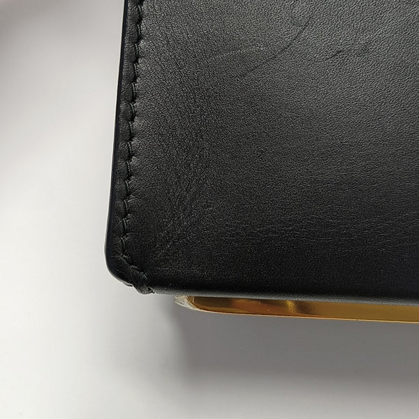 Padlock Work Calfskin Black