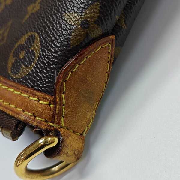 PALERMO PM Monogram Coated Canvas Brown
