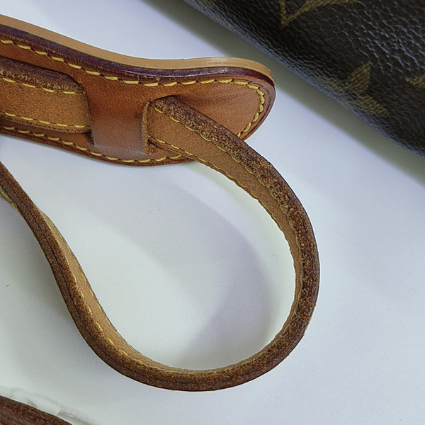 SAUMUR Monogram Coated Canvas Brown