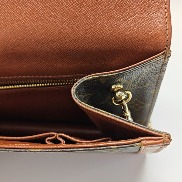DAME GM Monogram Coated Canvas Brown