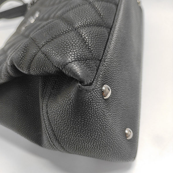 Quilted Grained Calfskin Black