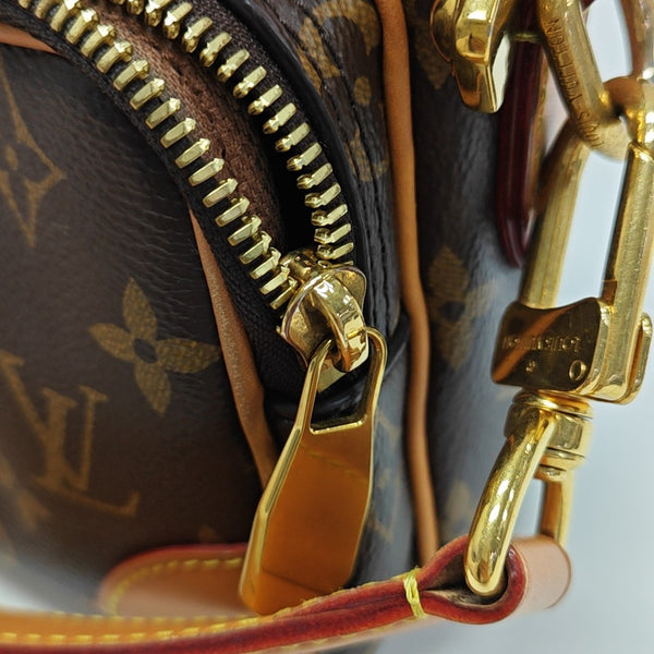 VINTAGE TROCADERO 23 Monogram Coated Canvas Brown