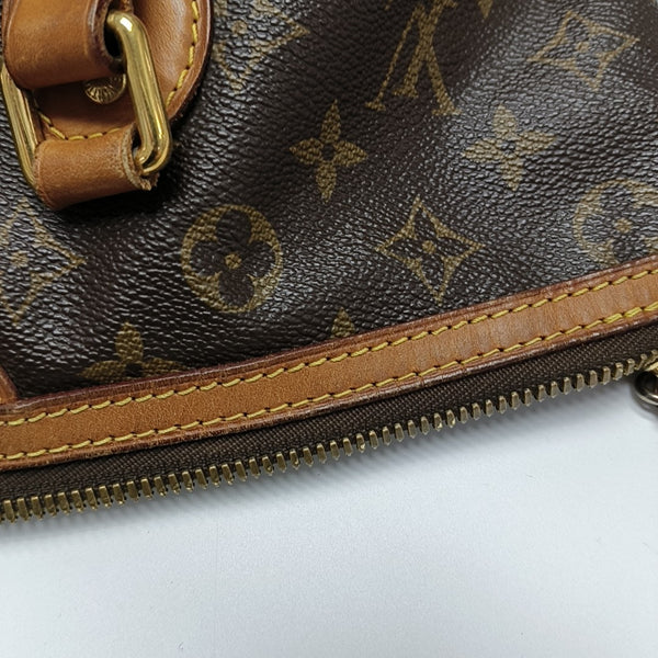 PALERMO PM Monogram Coated Canvas Brown
