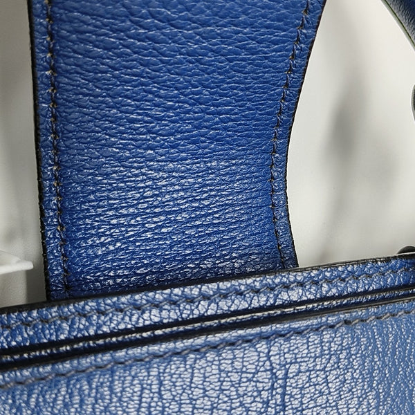Calfskin Tote Bag Blue