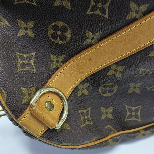 KEEPALL 60 Monogram Coated Canvas Brown