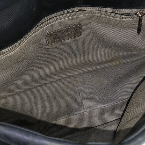 Calfskin Shoulder Bag Black