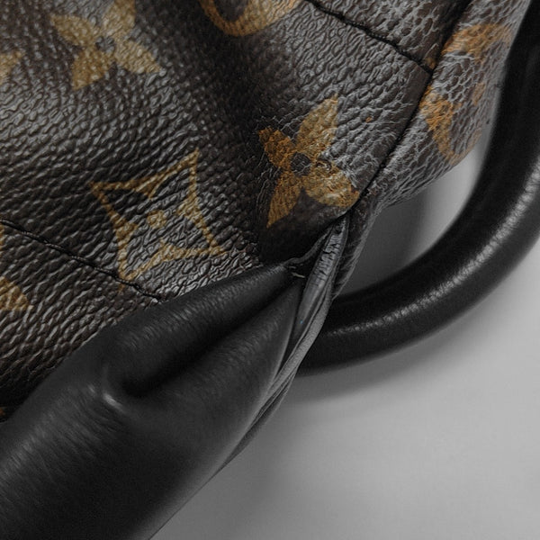 PALM SPRINGS PM Monogram Coated Canvas Brown