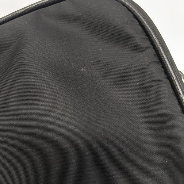 Nylon Shoulder Bag Black