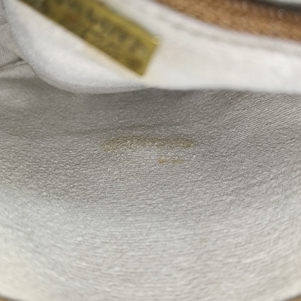 Coated Canvas Shoulder Bag Beige