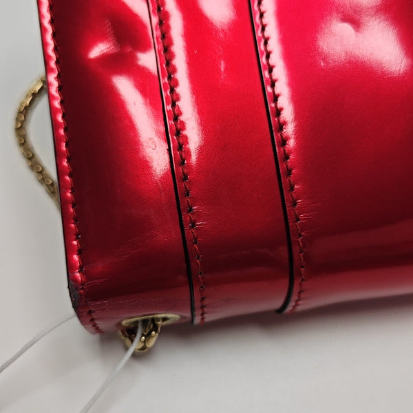 SERPENTI FOREVER Small Patent Leather Red
