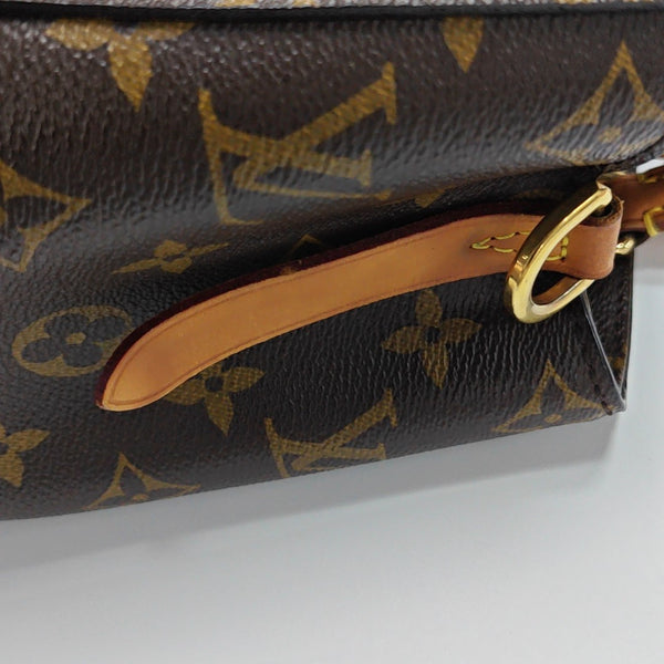 MONTAIGNE Monogram Coated Canvas Brown