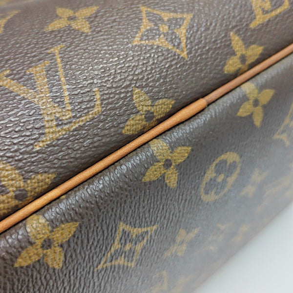 DEAUVILLE GM Monogram Coated Canvas Brown